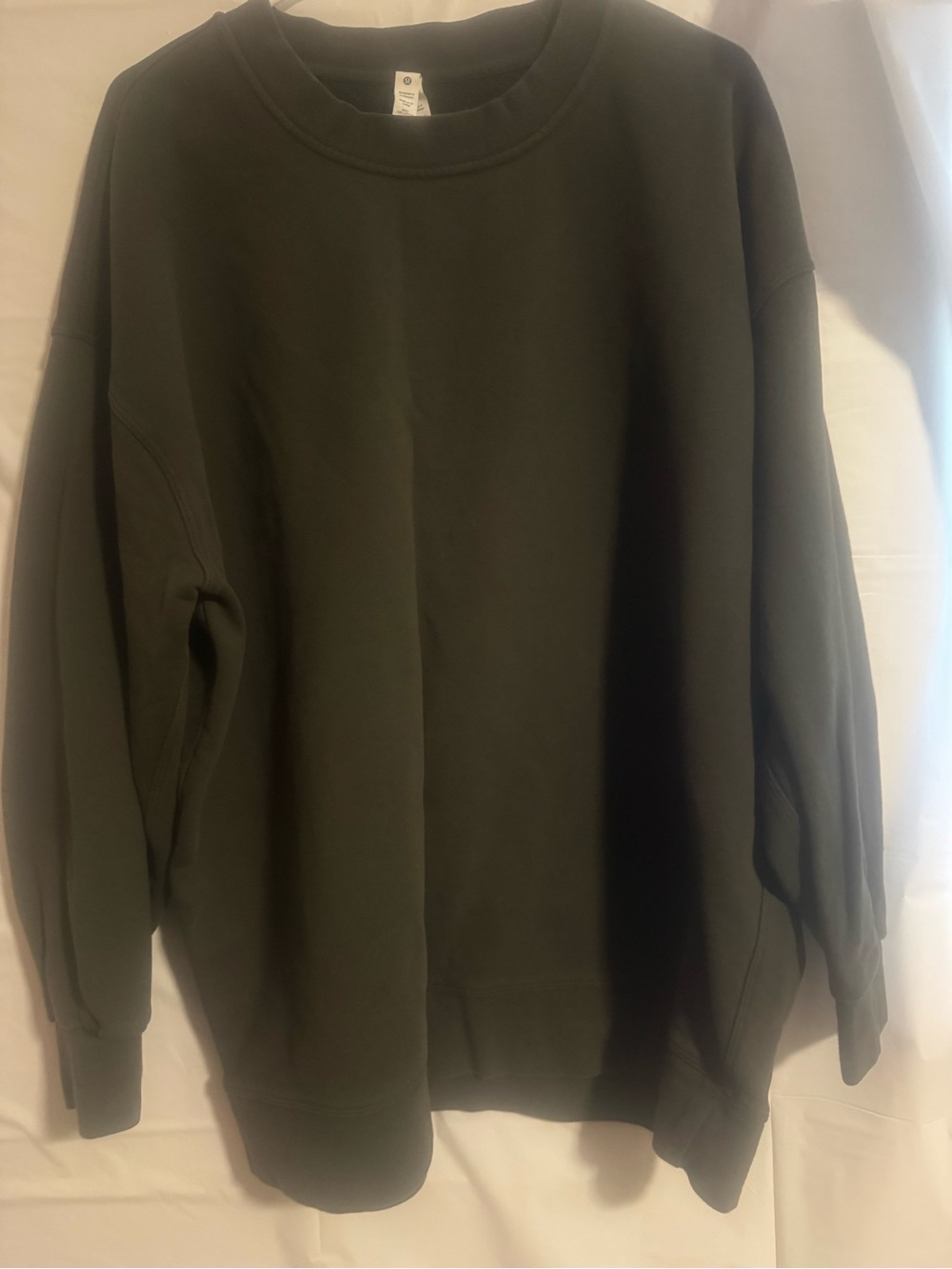 Lululemon Womens Olive Crewneck Sweatshirt
